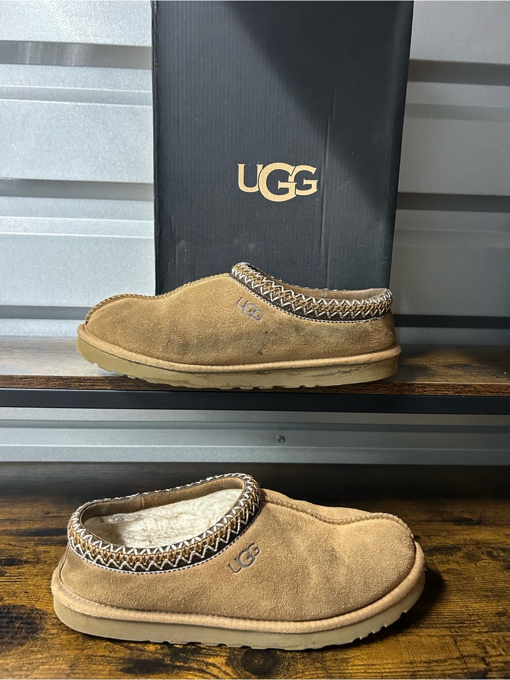 UGG Australia Tasman Men's Slippers - US 9 Chestnut